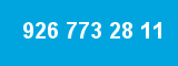 926 773 28 11